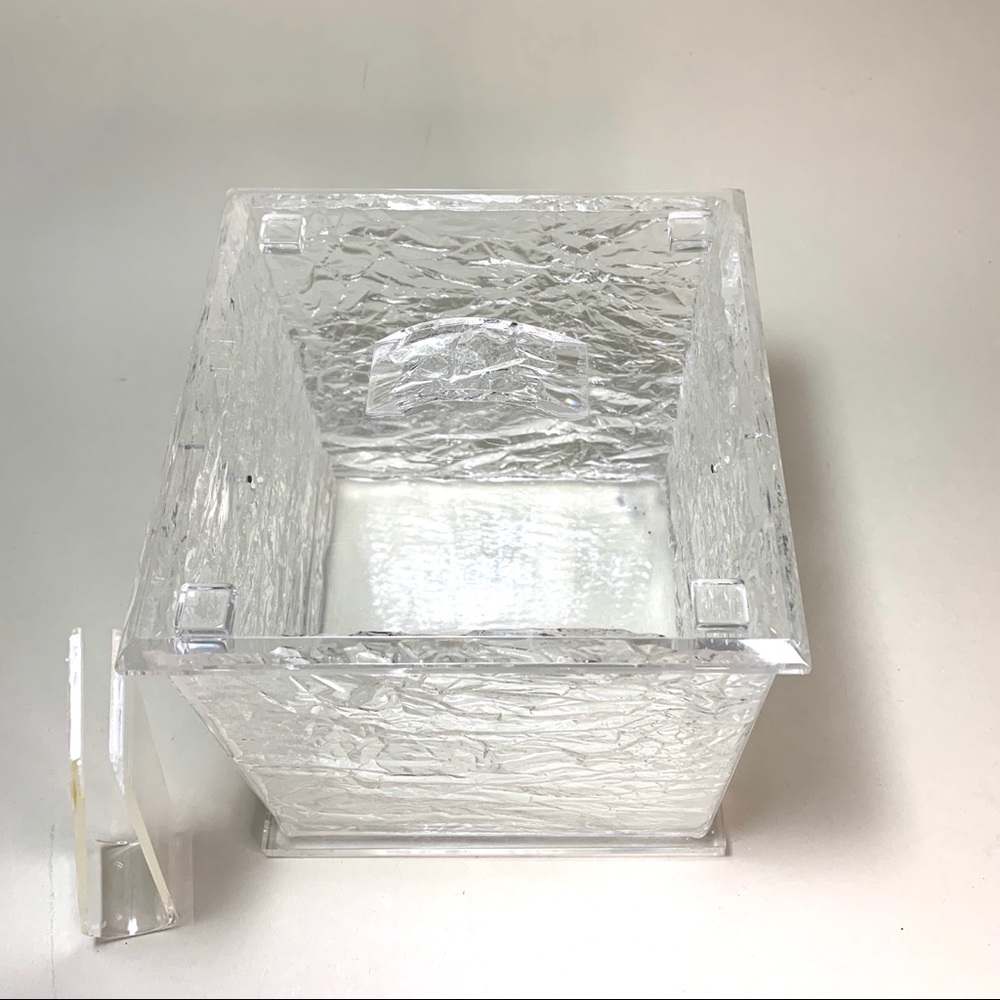 Bar Ware Ice Bucket Lucite Vintage MCM - Picture 3 of 8